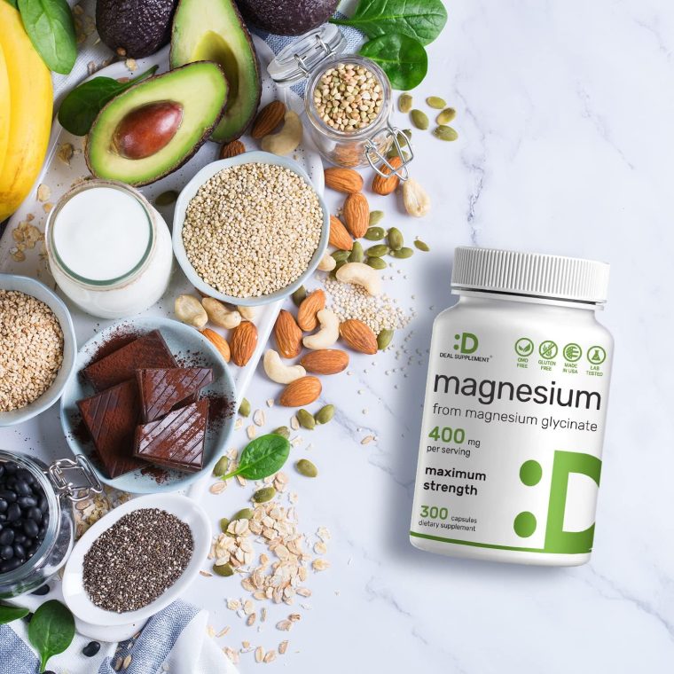 Magnesium Glycinate 400mg, 300 Capsules | 100% Chelated for Easy Absorption | Essential Mineral Supplement for Muscle, Sleep, & Heart Health - Image 6