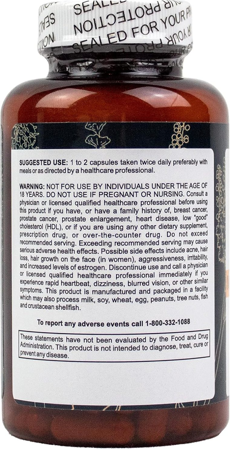 Menopause Support for Women - Menopause + Perimenopause Relief for Hot Flashes, Low Energy, Hormone Support - 120 Herbal Capsules - Image 7