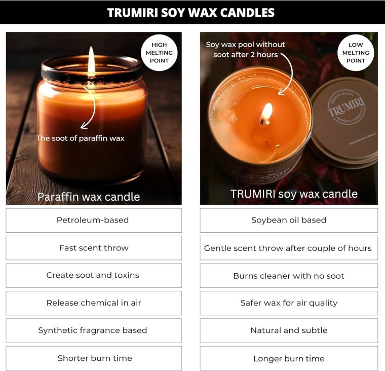 Sage Candle for Cleansing House Negative Energy Smudge Kit - 5oz Soy Wax Natural Clean Organic Non Toxic - Aromatherapy Spiritual Meditation Gifts - Long Lasting Highly Scented Candel with Crystals - Image 2