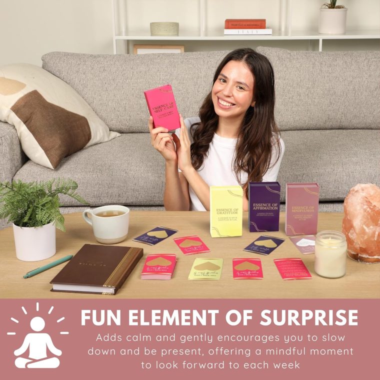 Mindfulness Scratch Off Cards: 52 Weeks of Surprising Mindfulness Activities | Perfect Pair with Your Affirmation Cards | Friendship and Self-Care Gift for Women - Image 5