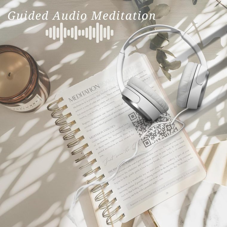 FINDING BALANCE Mental Health Journal – 6-Month Daily Journal with Prompts for Mindfulness, Self-Care & Healing – Anxiety & Depression Relief – Beige Spiral - Image 6