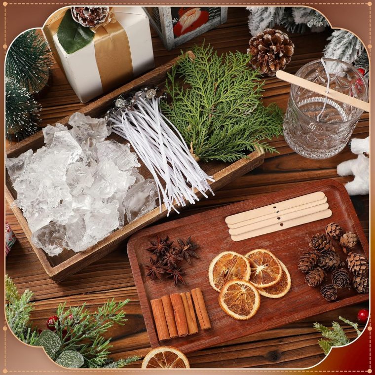 Clear Wax for Candle Making-DIY Aromatherapy Candle Making Gel raw Materials, can add Dried Flowers/Fragrance, smokeless Safe Candle Materials, Birthday Christmas Gift Decoration (Transparently) - Image 5