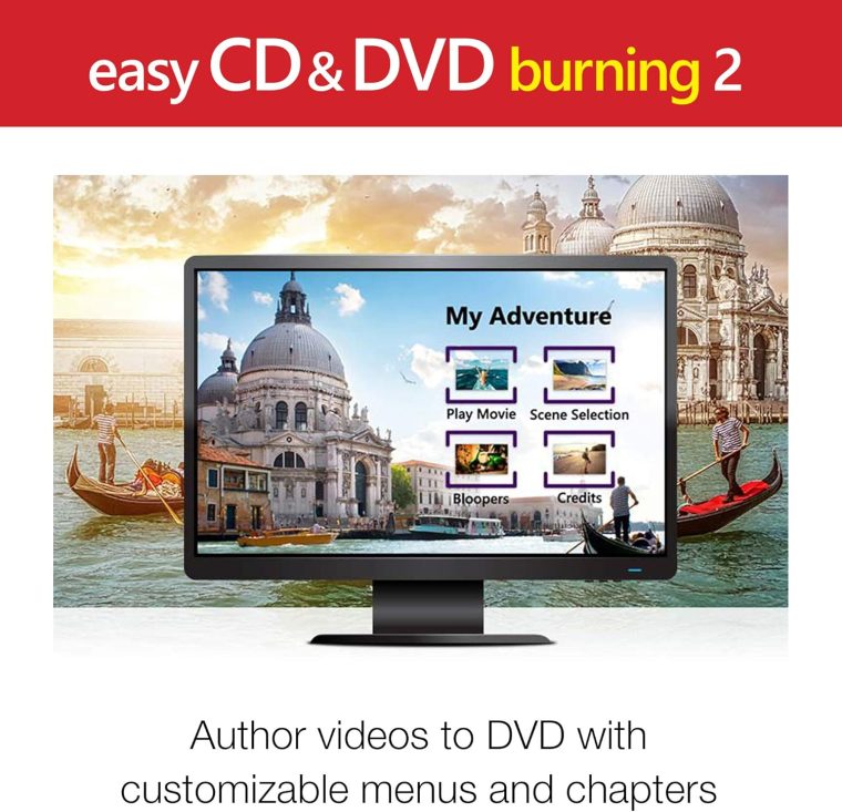 Corel Easy CD & DVD Burning 2 | Disc Burner & Video Capture [PC Disc] - Image 3