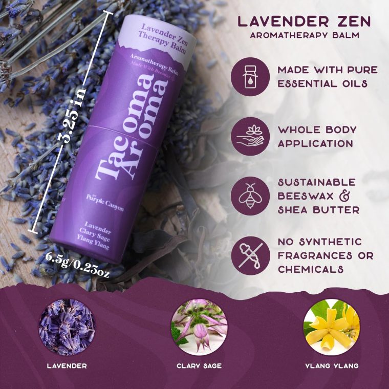 Purple Canyon Fuzzy Socks & Gloves and Essential Oil Balm Spa Kit | Purple Socks and Gloves Infused with Aloe Vera and Vitamin E Oil | Beeswax Miracle Balm for Cracked Heel Repair and Foot Care - Image 4