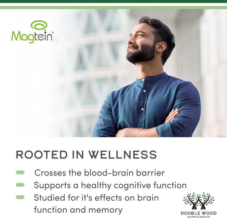 Magnesium L Threonate, Magtein™, Sleep and Cognitive Support – High Absorption – Most Bioavailable Form of Magnesium – 2,000 mg – 120 Capsules - Image 4
