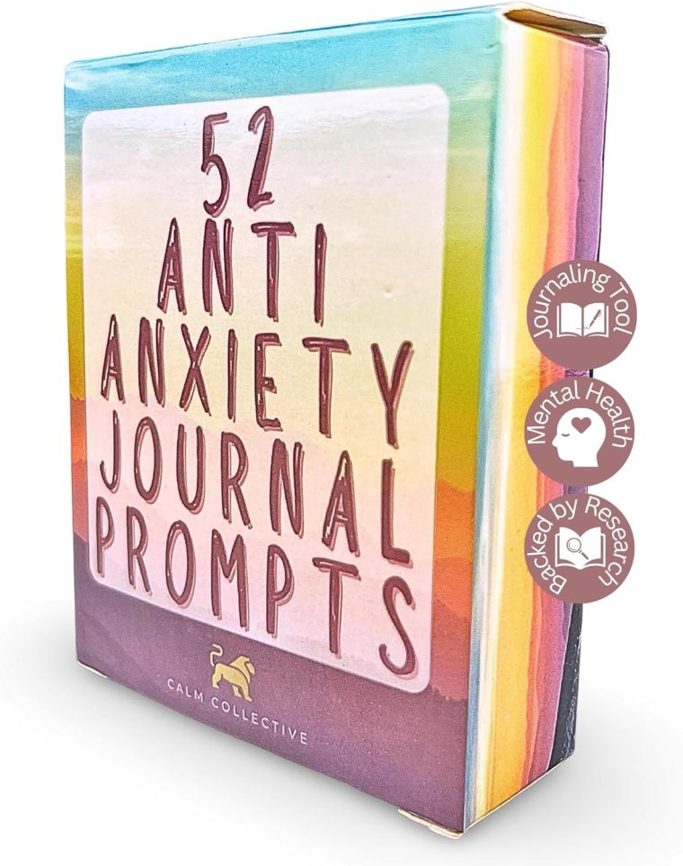 Calm Collective 52 Anti-Anxiety Journal Cards - Cognitive Behavioral Therapy (CBT) Journaling Prompts for Stress Relief, Self Care, Emotional Management, Mindfulness, & Mental Health - Image 8