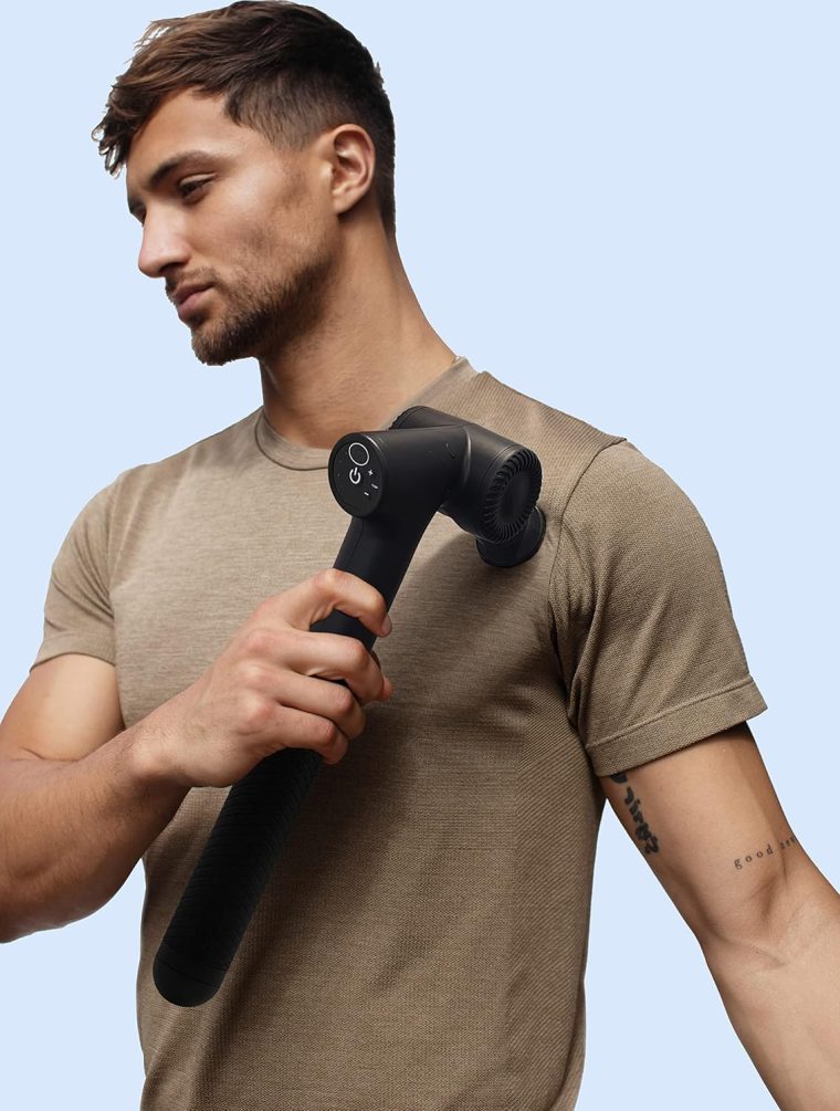 R2 PRO+ Massage Gun - Articulating Deep Tissue Back Massager with Extension Handle and 6X Heads Including Heated Attachment - Image 7