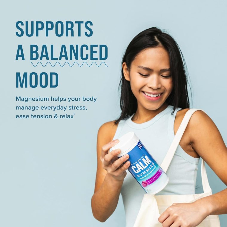 Natural Vitality Calm, Magnesium Citrate Supplement, Stress Relief Gummies, Supports a Healthy Response to Stress, Gluten Free, Vegan, Raspberry Lemon, 240 Gummies (Packaging May Vary) - Image 4