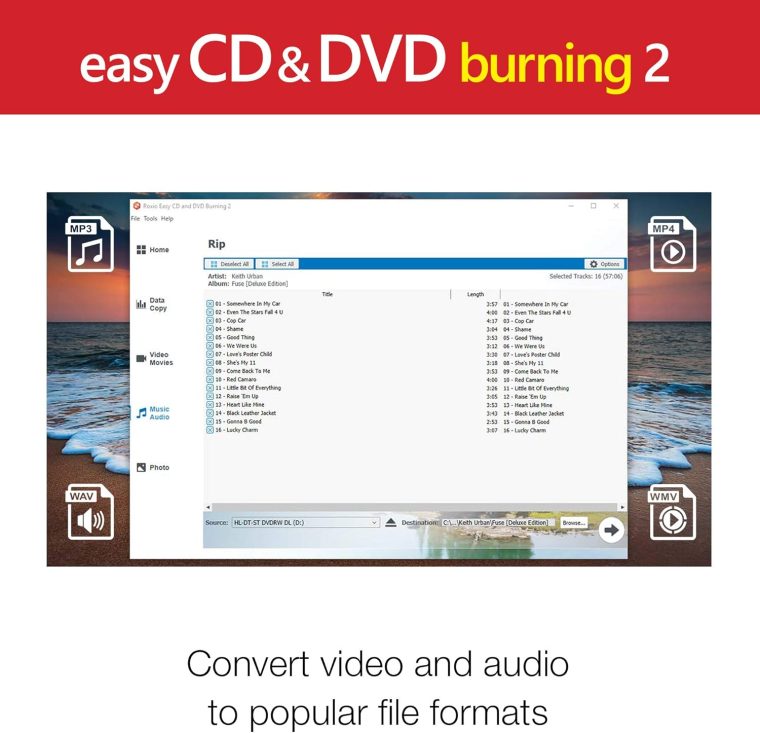 Corel Easy CD & DVD Burning 2 | Disc Burner & Video Capture [PC Disc] - Image 6