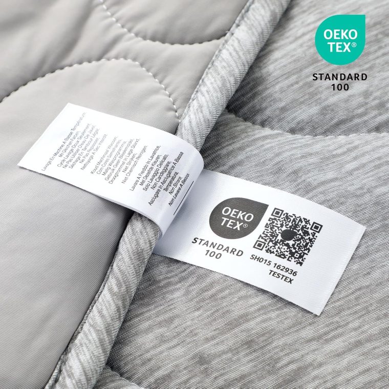 Cozy Bliss Double Side Cooling Blanket for Hot Sleepers, Q-Max>0.46 Lightweight Soft Breathable All Seasons Cooling Throw for Night Sweats (Charcoal Grey, 80"x90") - Image 7