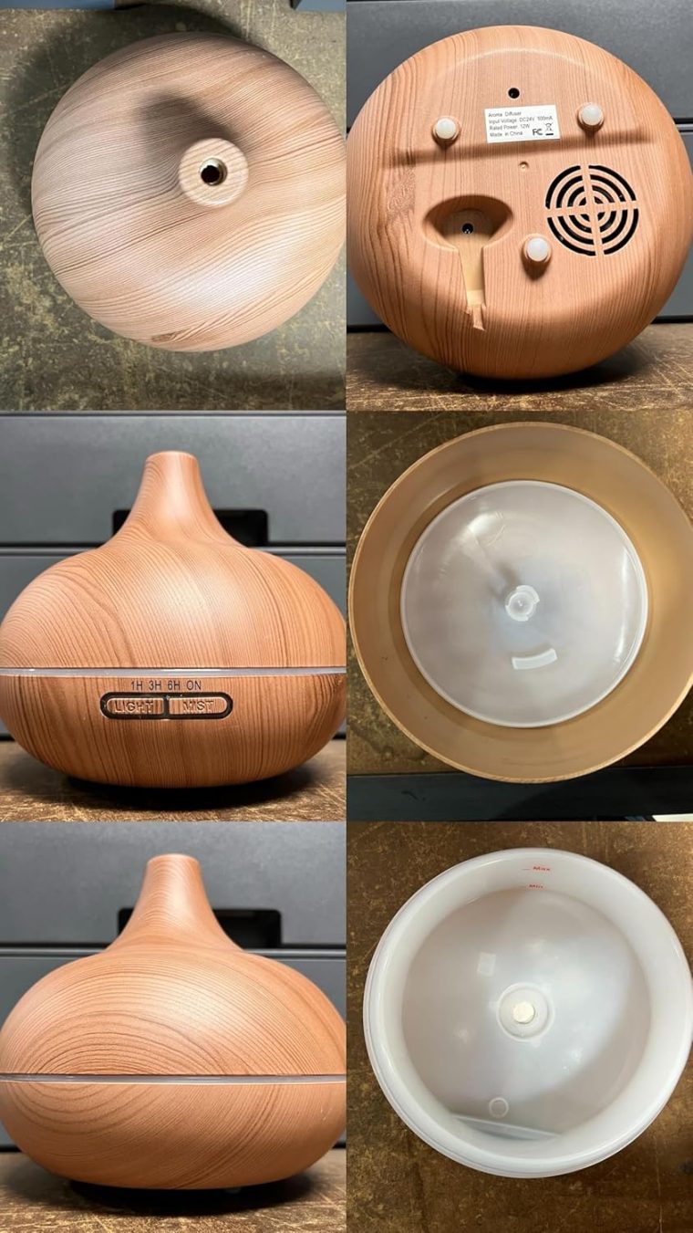 Ultimate Aromatherapy Diffuser & Essential Oil Set - Ultrasonic Top 10 Oils Modern with 4 Timer 7 Ambient Light Settings Therapeutic Grade Lavender - Image 8