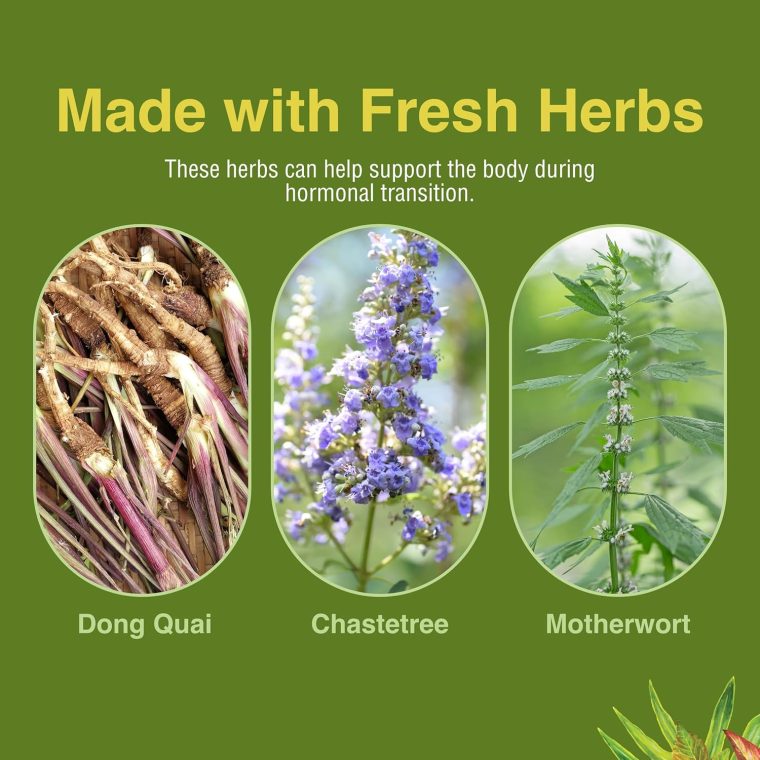Herbs, Etc. Menopautonic - Support Healthy Hormones - Menopausal Health Supplement with Chastetree Berry, Black Cohosh & Ginseng - Supports Ovary Health & Vaginal Walls - 60 Softgels (60 Servings) - Image 5
