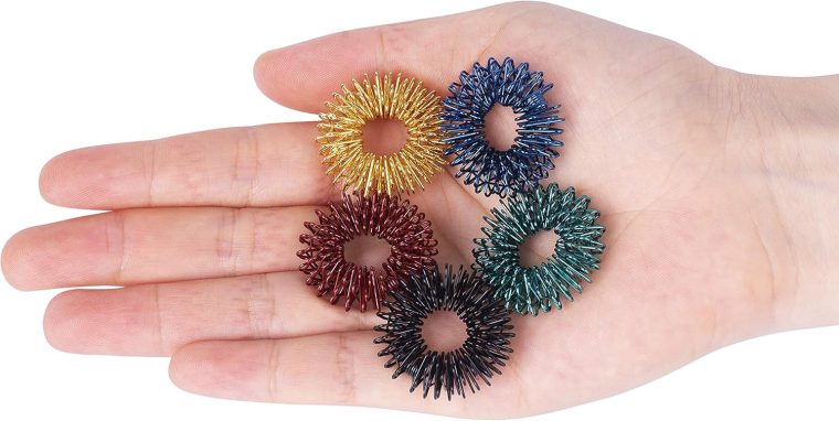 Mr. Pen- Spiky Sensory Rings, 10 Pack, Stress Relief Fidget Sensory Toys, Fidget Rings, Fidget Ring for Anxiety, Stress Relief Rings, Massager for Fidget ADHD Autism, Back to School Supplies - Image 7