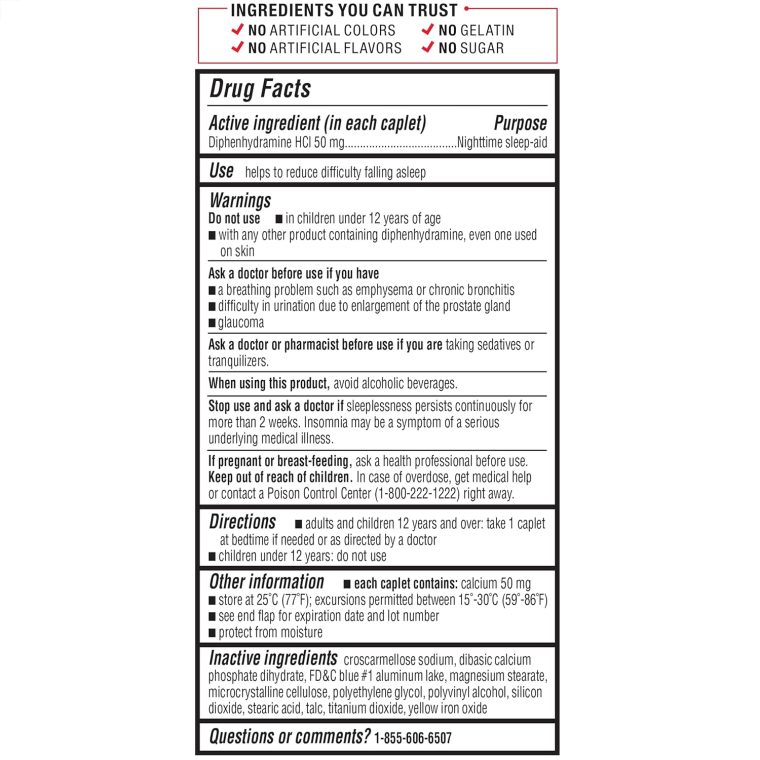 FORCE FACTOR Somnapure Clinical Strength Sleep Aid for Adults, Diphenhydramine HCl, Non-Habit-Forming, Nighttime Sleep Support, 30 Caplets - Image 5