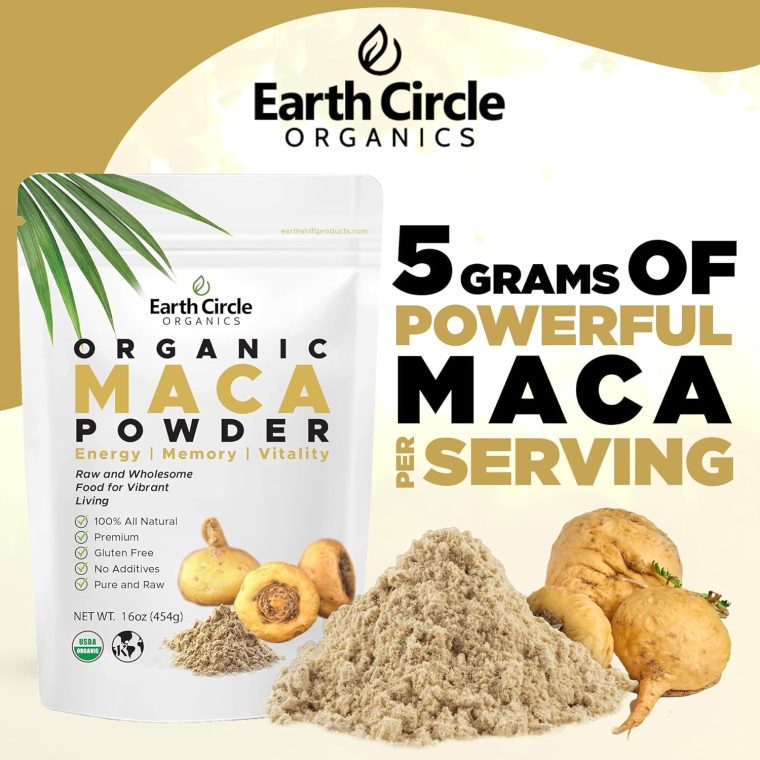 Yellow Maca Root Powder, Natural Superfood, Helps with Energy, Weight, and Women's Fertility - Vegan - 1 Pound (Pack of 1) - Image 5