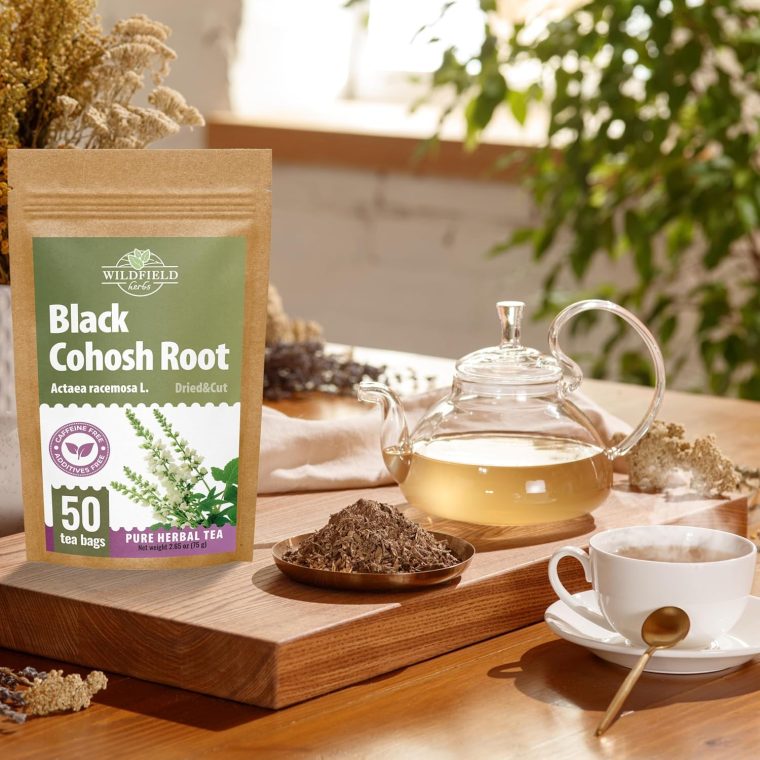 50 bags Black Cohosh Tea Black Cohosh Root Herbal Tea (Actaea racemosa) - 50 Count 2 g Tea Bags Herb Tea Cohosh - Image 4