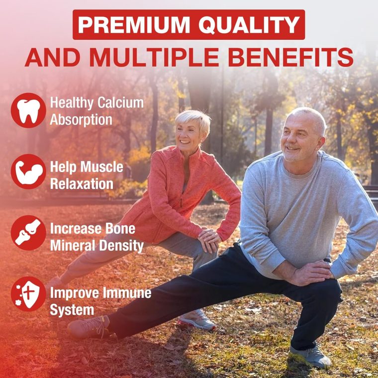Calcium Citrate Gummies - 1200mg Calcium Gummies with Magnesium Zinc Vitamin D3,K2, B6, B12 for Bone, Muscle, Joints, Immune Support, High Absorption Calcium Supplements for Women & Men 2 Packs - Image 2