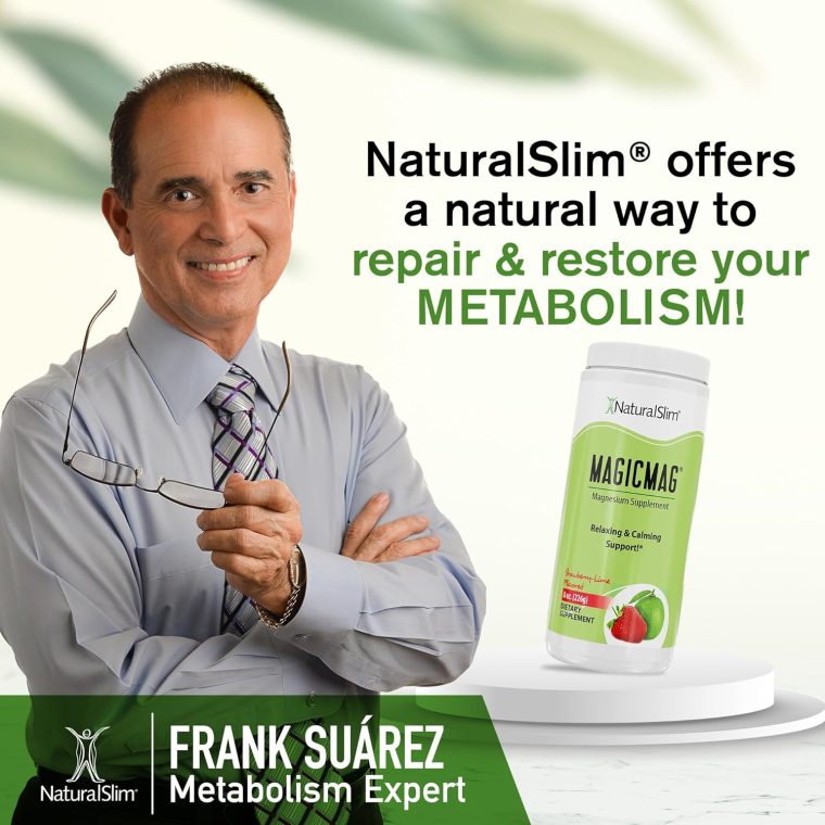 NaturalSlim Magicmag Pure Magnesium Citrate Powder – Stress, Constipation, Muscle, and Heart Support | Natural Strawberry & Lime Flavored Magnesium Supplement - 8oz Drink Mix (2 Pack) - Image 5