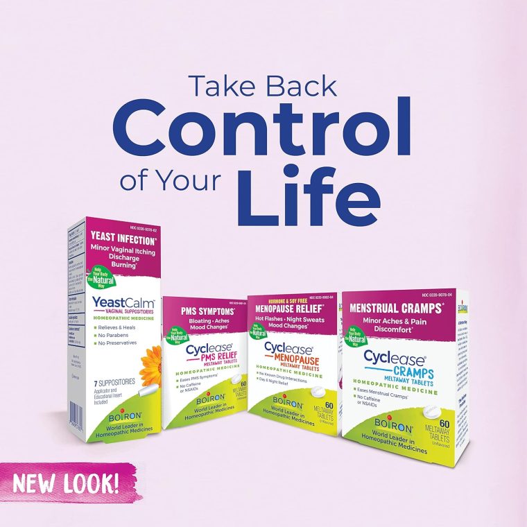Boiron Cyclease Menopause for Relief from Hot Flashes, Mood Changes, Night Sweats, and Irritability - 120 Count (2 Pack of 60) - Image 9