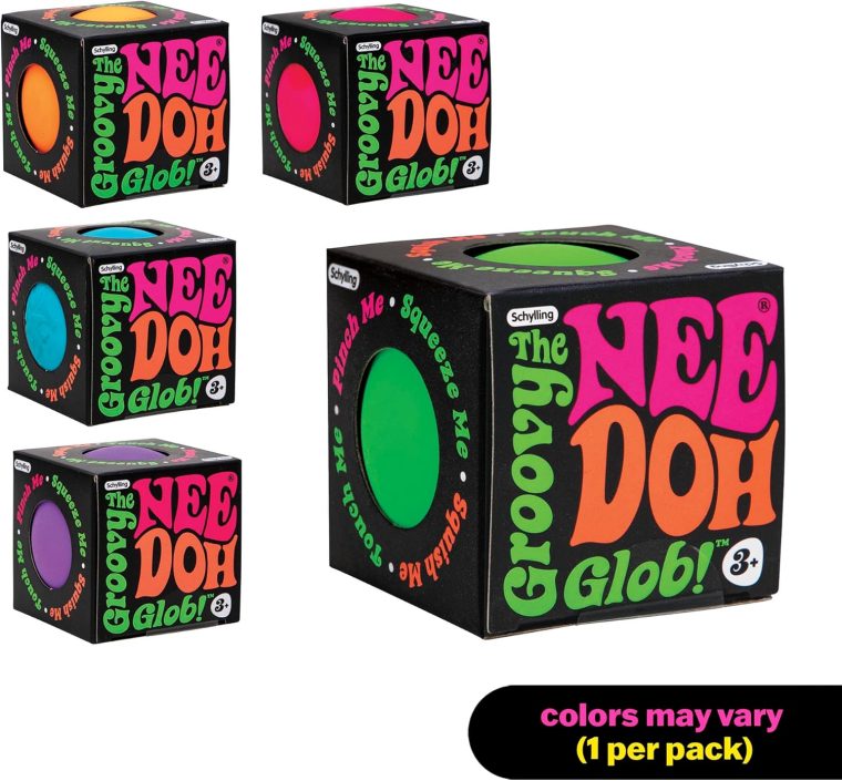 Schylling NeeDoh Original - Sensory Fidget Toy - Assorted Colors - Ages 3 to Adult , 1 Count ( Pack of 1) - Image 2