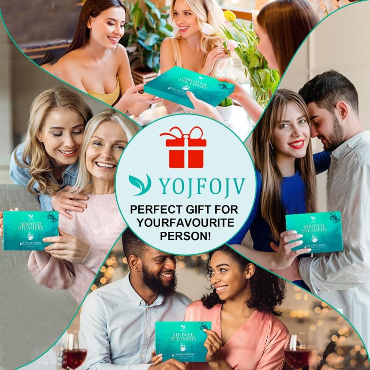 Shower Steamers Aromatherapy 6 Pack - Eucalyptus & Menthol Essential Oil for Breathe Easy, Birthday Gifts for Women Men, Organic Shower Bombs with Long Lasting Fragrance,Self Care Gifts for Mom Wife - Image 8