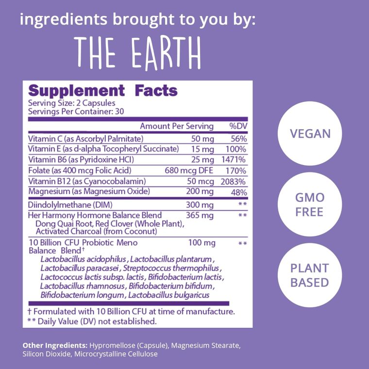 Happy Healthy Hippie Go with The Flow Menopause Support & Natural Sleep Supplement - Image 8