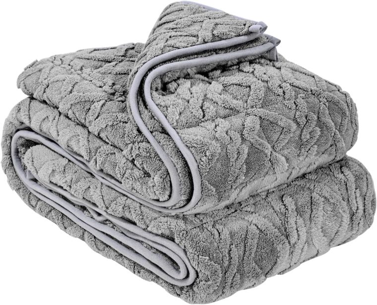 VEVOR Weighted Blanket, 20 lbs, 60 x 80 in Queen Size, Sherpa Fleece Heavy Blanket with Glass Beads, Soft Warm Cozy Fluffy Touch, for 200-250 lbs Adults, Improve Sleep Quality, Grey
