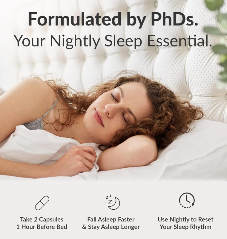 BIOptimizers Sleep Breakthrough Capsules - Natural Support Supplement | Calming Relief Aid for Adults | Non-Habit Forming | 60 Capsules - Image 6