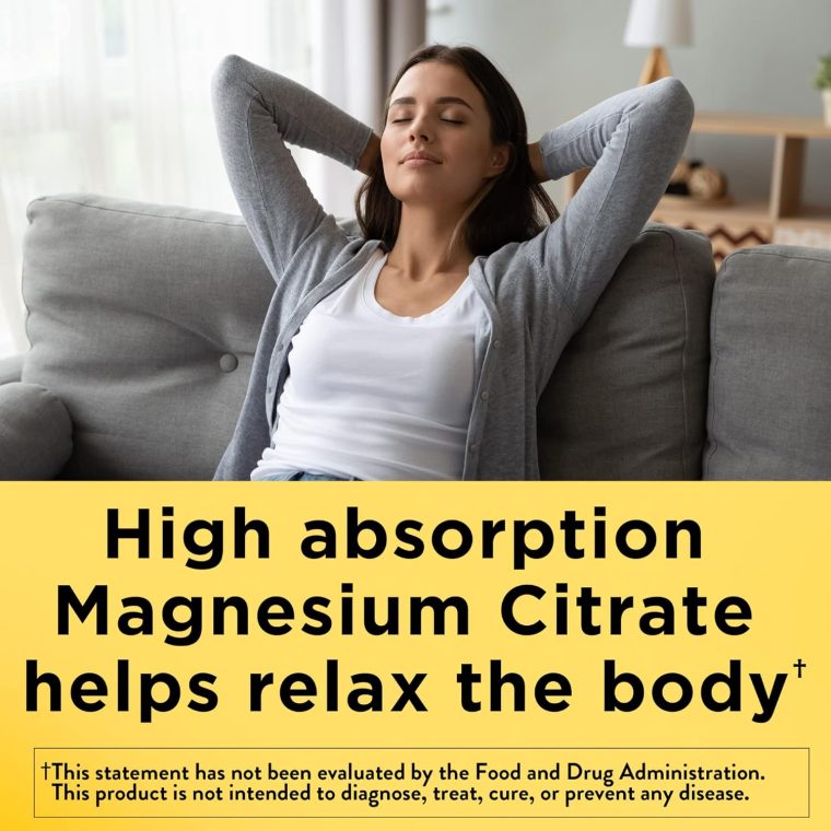 Nature Made Magnesium Citrate 250 mg per serving, Magnesium Supplement for Muscle, Nerve, Bone and Heart Support, 120 Softgels, 60 Day Supply - Image 3