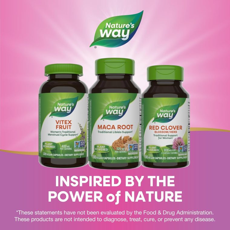 Nature's Way Maca Root, Traditional Libido Support*, 525 mg per Serving, Non-GMO Project Verified, 100 Vegan Capsules (Packaging May Vary) - Image 7