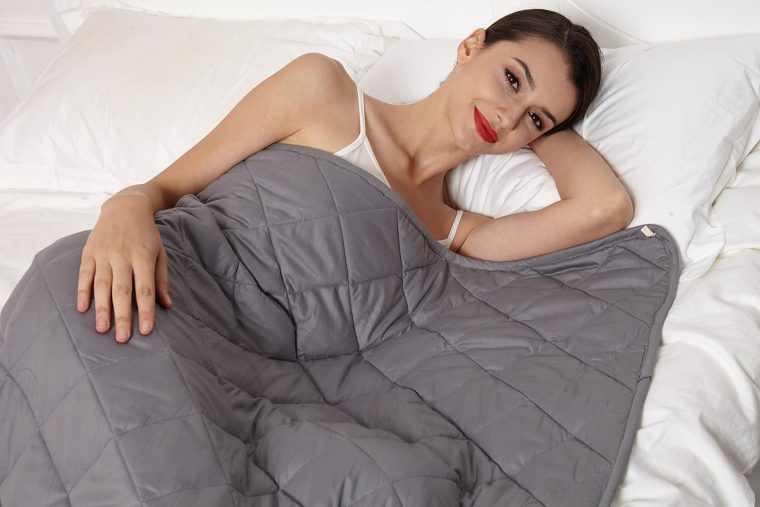 HYPNOSER Weighted Blanket Twin Size (15 lbs 48"x72") for Kids and Adults | Heavy Blanket for Better Sleep, Fits Twin or Full Size Beds (Dark Grey) - Image 7