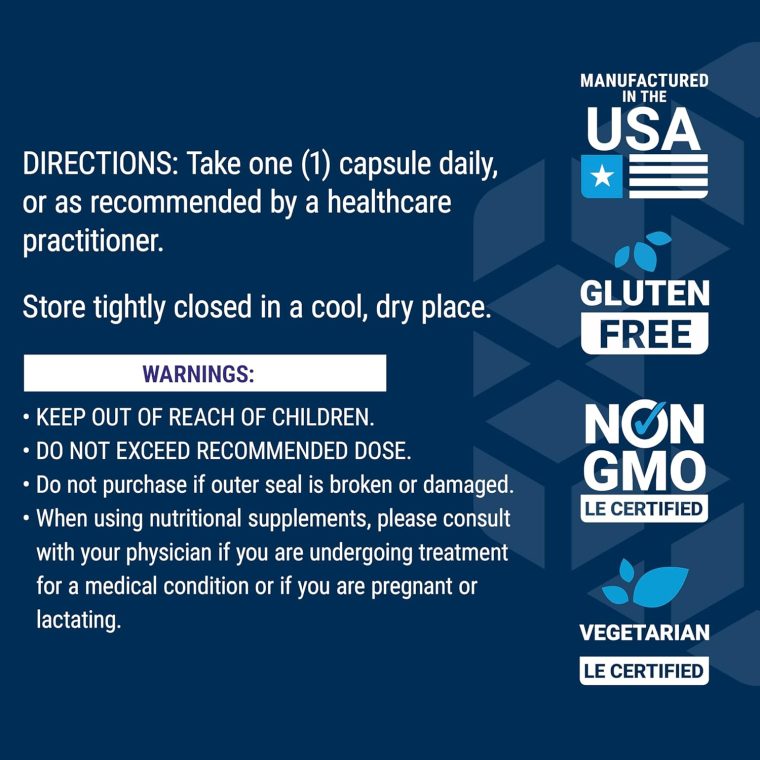 Life Extension Calcium D-Glucarate, 200 mg - Supports Detoxification, Helps Flush Out Unwanted Compounds – Gluten-Free, Non-GMO, Vegetarian – 60 Capsules - Image 7