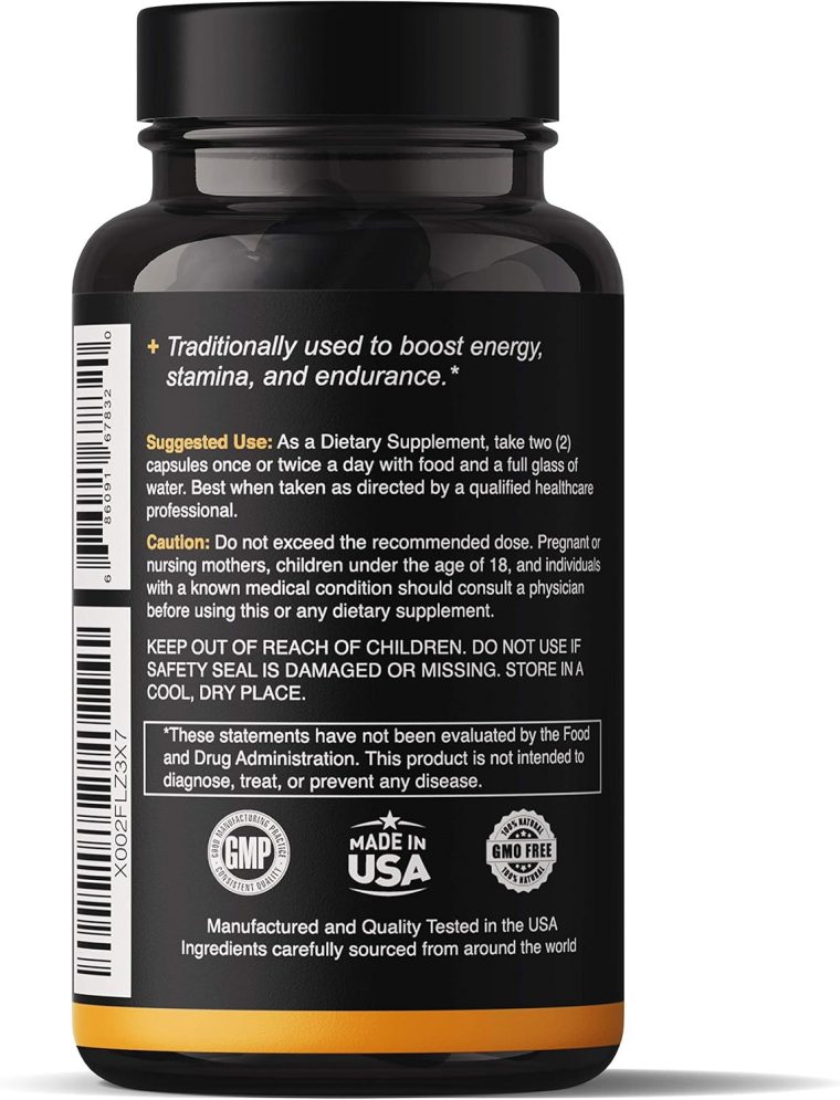 Natgrown Organic Maca Root Powder Capsules 1500 mg with Black + Red + Yellow Peruvian Maca Root Extract Supplement for Men and Women - Vegan Pills - Image 3