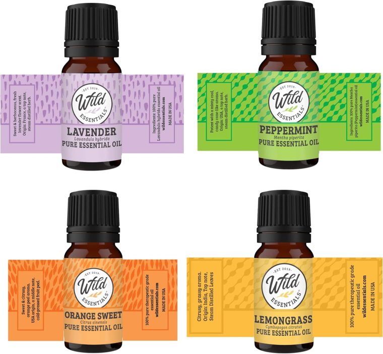 Wild Essentials Dream Catcher Necklace Essential Oil Diffuser Kit With Lavender, Lemongrass, Peppermint, Orange Oils, 6 Lava Stones, Calming Aromatherapy Gift Set, Customizable Color Changing, Perfume - Image 5