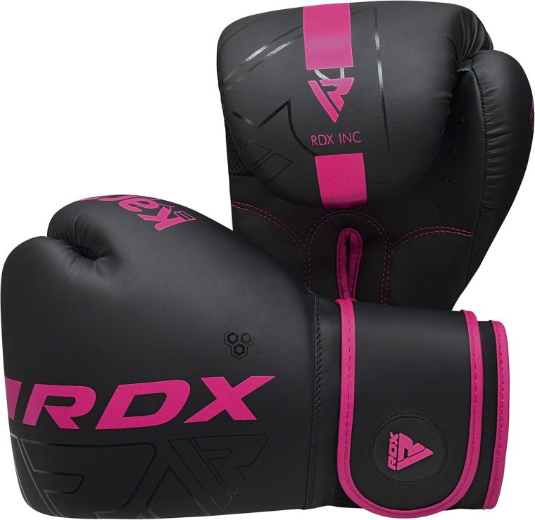 RDX Boxing Gloves, Pro Training Sparring, Maya Hide Leather, Muay Thai MMA Kickboxing, Men Women Adult, Heavy Punching Bag Focus Mitts Pads Workout, Ventilated Palm, Multi Layered, 8 10 12 14 16 18 Oz - Image 7