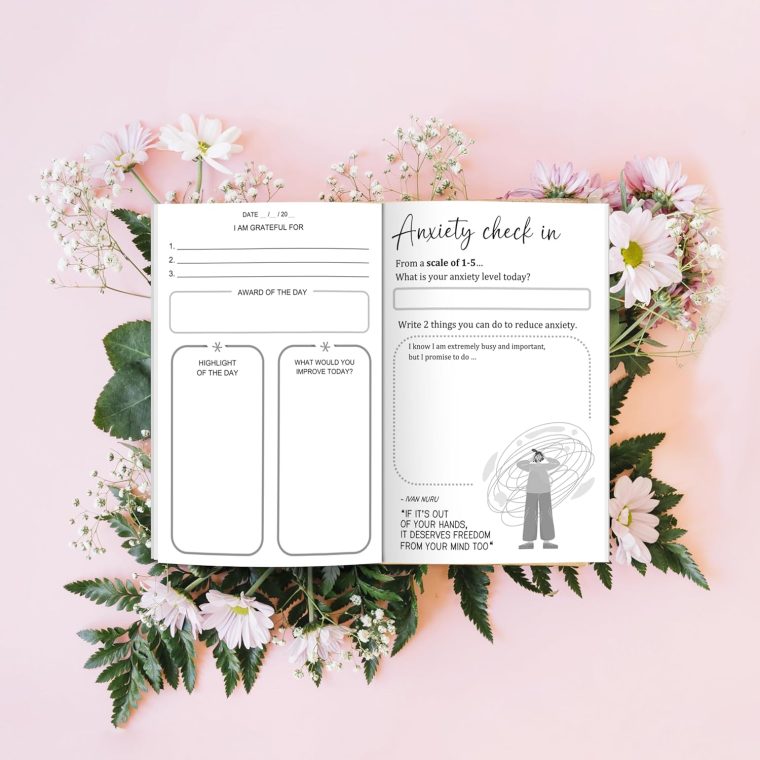 Perfectly Imperfect: A Guided Self-Love & Gratitude Journal for Women with Prompts to Calm Anxiety, Stop Overthinking, and Love Who You Are (Cute Self Care & Self Help Books) - Image 6