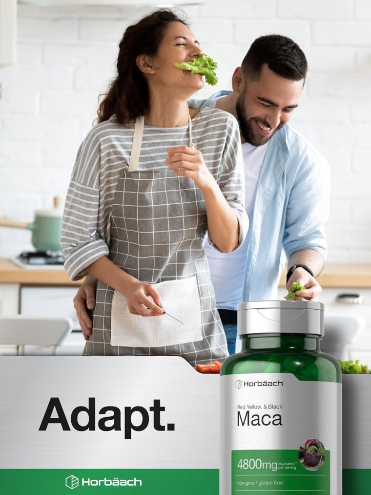 Horbäach Maca Root Capsules for Men and Women | 120 Pills | High Potency Extract | Non-GMO and Gluten Free Formula - Image 7