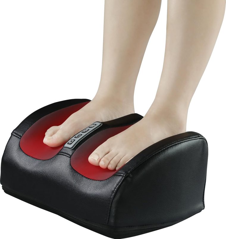 Shiatsu Foot Massager Machine with Heat, Foot and Calf Massager with Massage Roller, Deep Tissue Massager for Plantar Fasciitis, Pain Relief, Promotes Blood Circulation, Gifts for Women & Men - Image 7