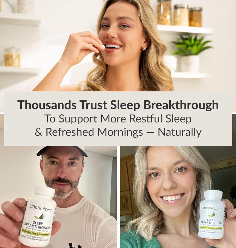 BIOptimizers Sleep Breakthrough Capsules - Natural Support Supplement | Calming Relief Aid for Adults | Non-Habit Forming | 60 Capsules - Image 7