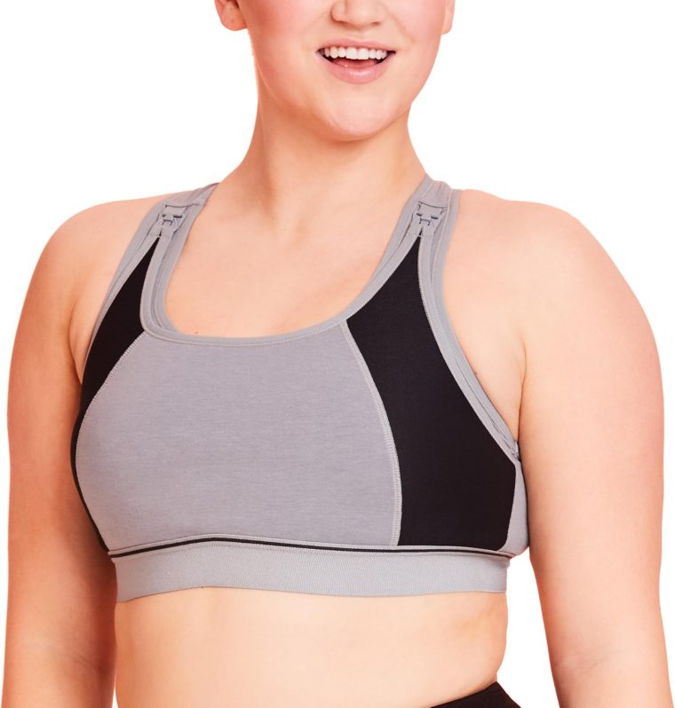 La Leche League Women's Wireless Nursing Sports Bra High Impact Support Nursing Bra - Image 3