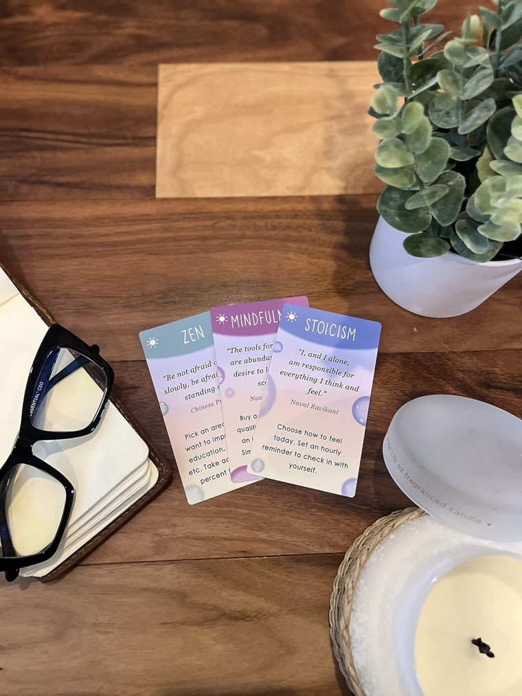 BEST 100 Mindful Prompts for Self Care & Stress Relief | Cards to Reduce Anxiety & Increase Relaxation | Perfect Mindfulness Gift | Beyond Positive Affirmations | Meditations For Kids, Teens, & Adults - Image 6