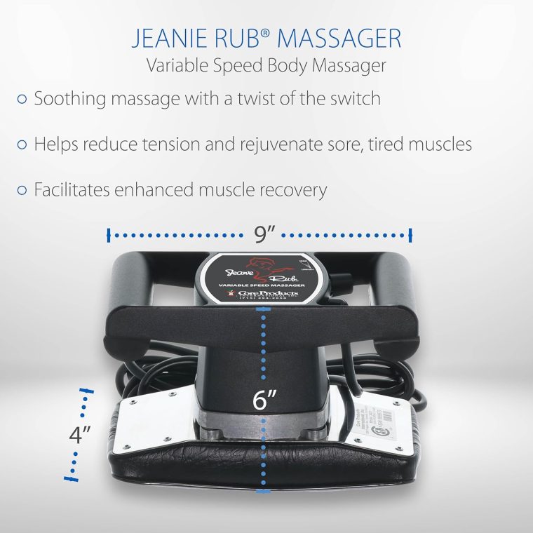 Core Products Jeanie Rub Variable Speed Massager, Deep Tissue Back & Shoulder Massager for Pain Relief, Body Massager for Back, Neck, Lower Back & Cellulite Massage - Image 7