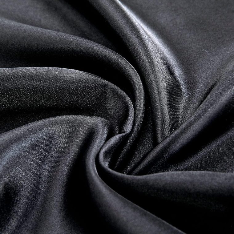 Homiest 60"x80" Duvet Cover for Weighted Blanket, Black Satin Weighted Blanket Cover with 8 Ties, Silky & Removable Zippered Duvet Cover Full/Queen Heavy Blanket Duvet Cover for Adults - Image 7