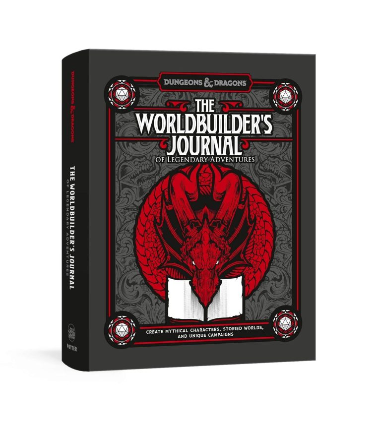 The Worldbuilder's Journal of Legendary Adventures (Dungeons & Dragons): 365 Questions to Help You Create Mythical Characters, Storied Worlds, and Unique Campaigns