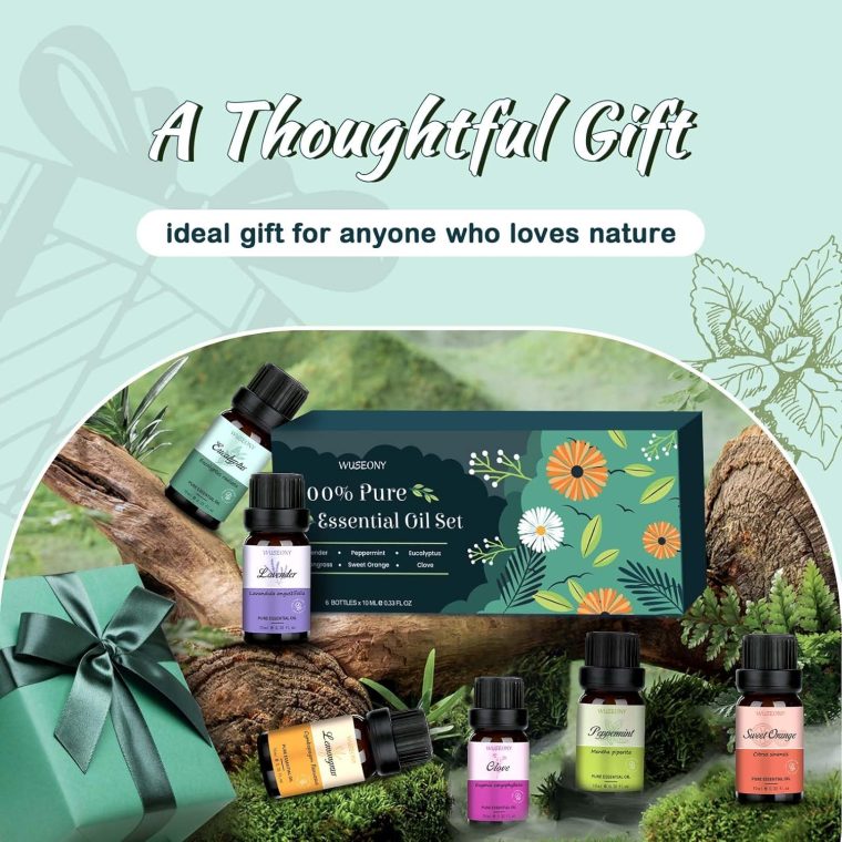 Top 6 Natural Aromatherapy Oils Gift Set, Essential Oils for Diffusers Home, Fragrance Oil Scent for Candle Soap Making - Lavender, Peppermint, Eucalyptus, Lemongrass, Sweet Orange, Clove - Image 6