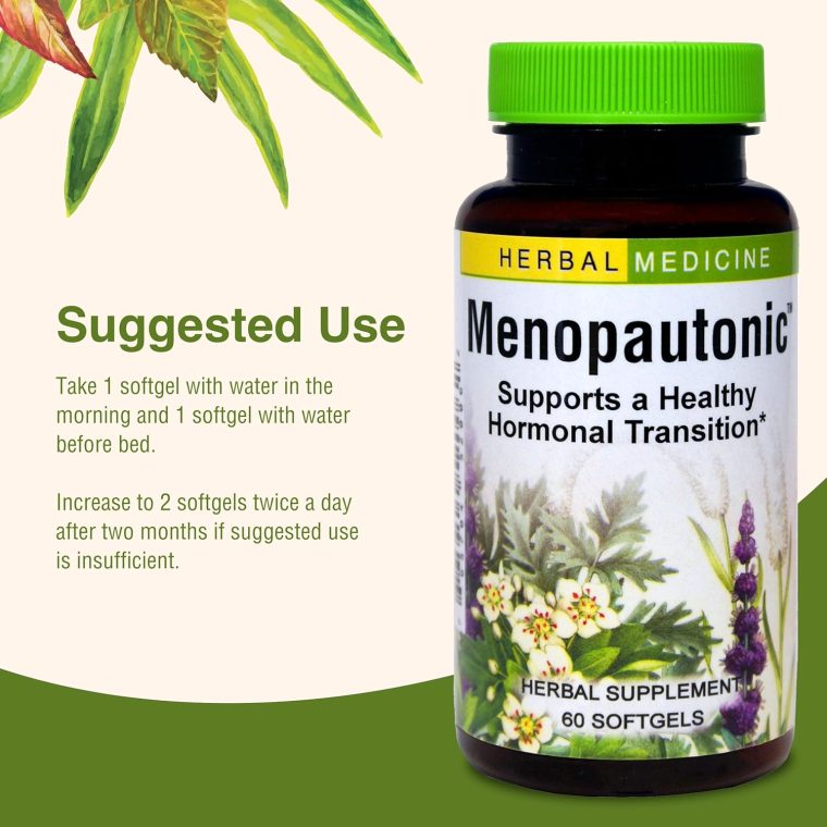 Herbs, Etc. Menopautonic - Support Healthy Hormones - Menopausal Health Supplement with Chastetree Berry, Black Cohosh & Ginseng - Supports Ovary Health & Vaginal Walls - 60 Softgels (60 Servings) - Image 6