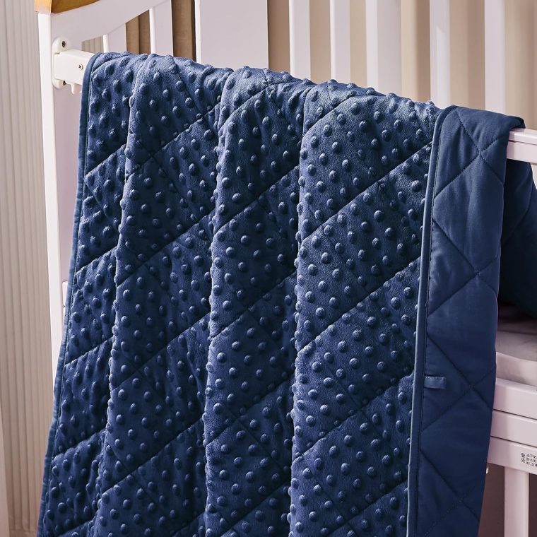 yescool Weighted Blankets Kid 5 Pounds Blanket for Boys Washable Heavy Blankets Microfiber Children Weighted Throw Blanket Winter Weighted Comforter for 5+Years, 36 * 48in, Blue - Image 8