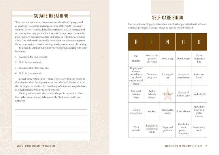Mental Health Journal for Black Men: Prompts and Practices to Prioritize Yourself and Work on Your Well-Being - Image 7