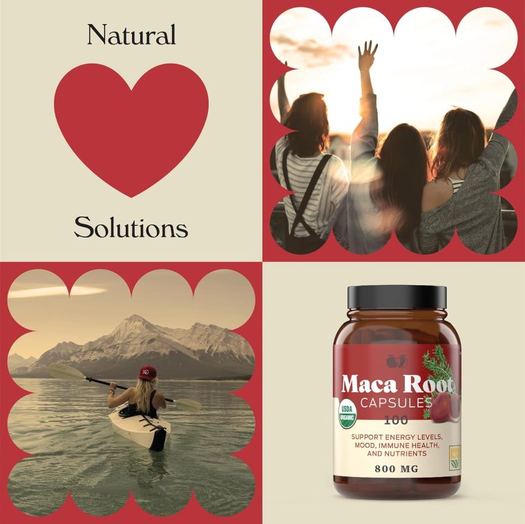 Complete Natural Products Organic Red Maca Root Capsules - 800mg 100 Gelatinized Pills, Pure Red Raw Maca Root Powder Supplement - Image 6