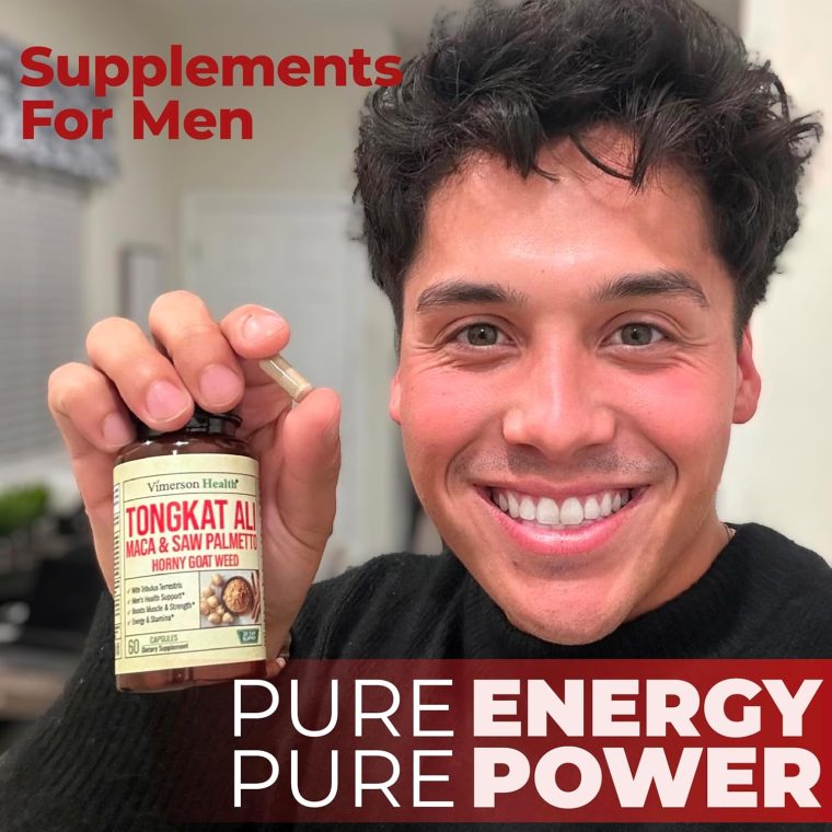 Tongkat Ali & Hornygoatweed for Men with Maca Root Powder, Saw Palmetto for Men and Tribulus Terrestris - Healthy Testosterone Support and Balanced Energy Supplements - 60 Premium Tongat-Ali Capsules - Image 7